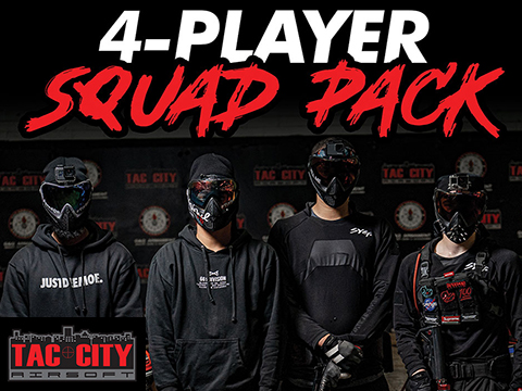 Tac City Admission Ticket for Tac City Fullerton Airsoft Gameplay (Model: Squad Pack Bundle)